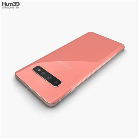 Samsung Galaxy S10 Flamingo Pink 3d модель Електроніка на Hum3d