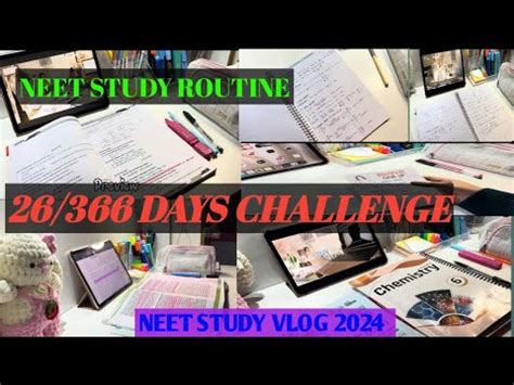 Neet Study Vlog 2024 Study Motivation Vlog A Day In The Life Of A Neet