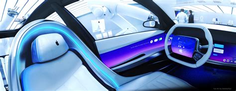 The city car of the future with the magic of apple. A Look at What the Apple Car Interior Could Look Like | EVBite