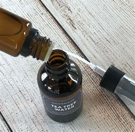 How to use toners to get clear skin: DIY Tea Tree Toner for Acne - One Essential Community