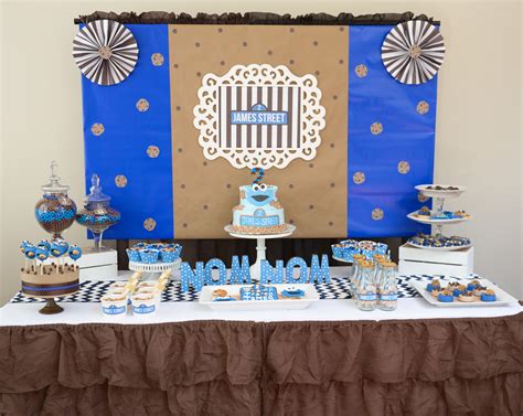 An Adorable Cookie Monster Party Anders Ruff Custom Designs Llc