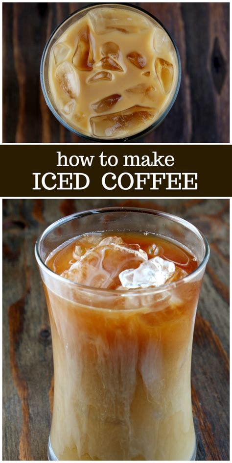 How To Make Iced Coffee Recipe Girl