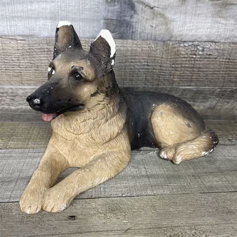 Vintage Sandicast German Shepherd Dog Figurine Sculpture 595 Picclick