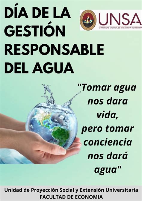 El Día Interamericano de la Gestión Responsable del Agua DIAGUA UNSA