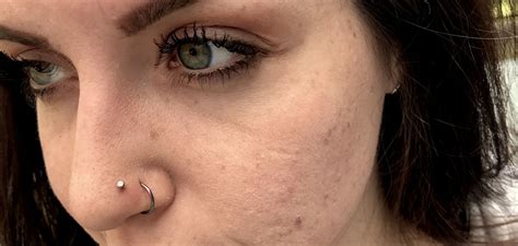 Double Nose Piercing On The Same Side Im So Happy I Finally Got It Done Doublenosepiercing