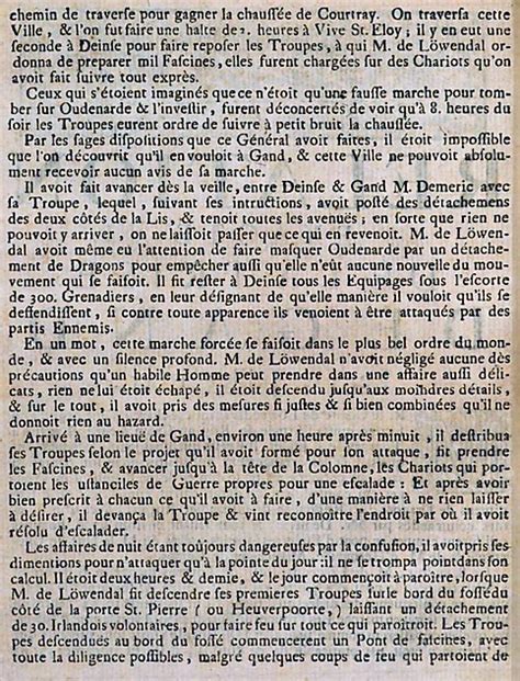 1745 11 Juillet Siège De Gand Histoires Duniversités
