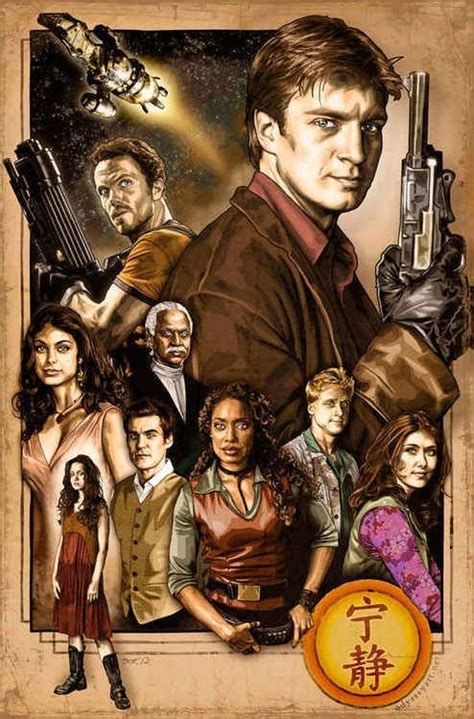 Firefly Awesome Fan Poster Of The Whole Crew Firefly Tv Series