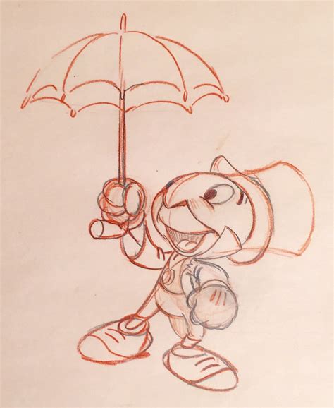 Animation Collection Original Production Animation Drawing Of Jiminy