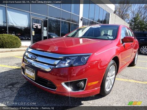 2010 Ford Fusion Sel V6 In Red Candy Metallic Photo No 63380147