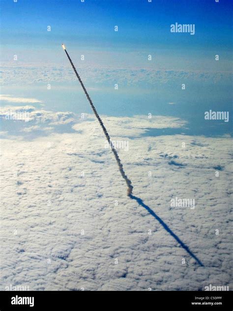 Space Shuttle Endeavour Sts 134 Launches Into Orbit Stock Photo Alamy