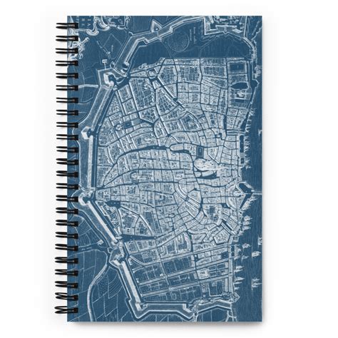 Antwerp Map 1649 Blueprint Notebook Geography Geek
