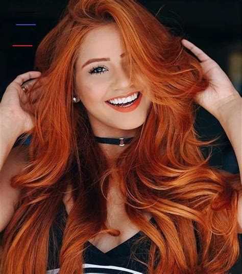 Winterhaircolor Ingwer Haarfarbe Haar Styling Lange Rote Haare