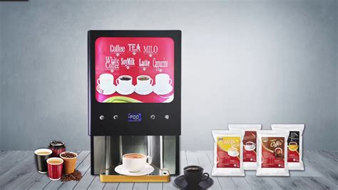 Instant coffee is a product that gets a bad rap—and in some cases, rightfully so. 4 Flavors Instant Coffee Machine - YouTube