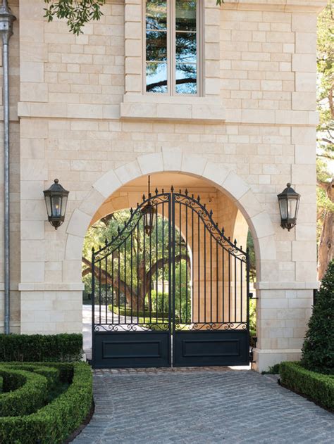 Main gate pillars design driveway columns pillar lights entrance front house gates and fences for home designs houses stone sale fence entry with steel ideas modern tops sandstone pictures of homes… Entrance Gate Home Design Ideas, Pictures, Remodel and Decor