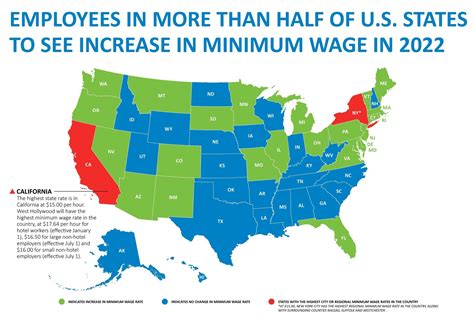 More Than Half Of Us States To Institute Minimum Wage Increase In 2022
