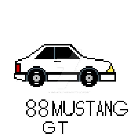 88 Mustang Pixelart By Joshsanimations On Deviantart