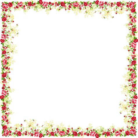 Download And Picture Flower Frame Frames Borders Hq Png Image Freepngimg
