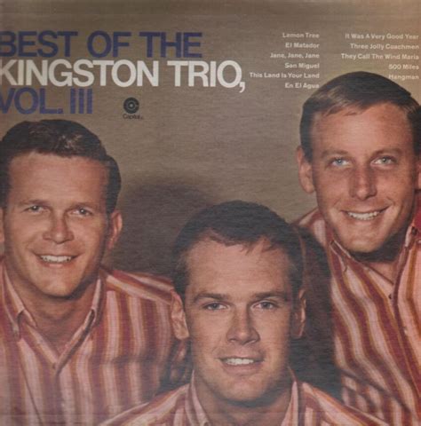 Best Of The Kingston Trio Vol 3 The Kingston Trio Vinyl Recordsale