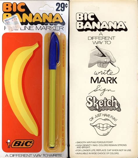 Image Result For Bic Banana Pen Childhood Memories My Childhood