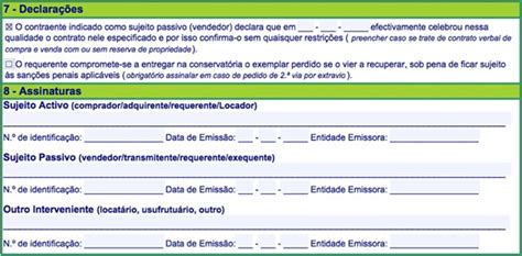 Declaração De Venda Automóvel Para Que Serve E Como Preencher