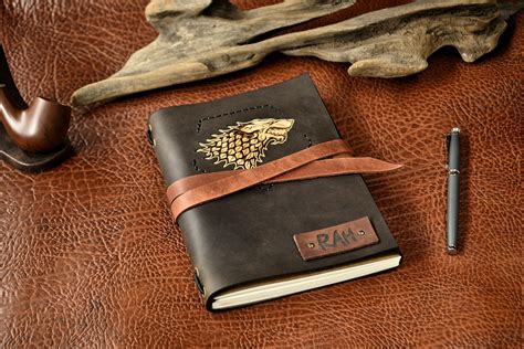 Custom Leather Travel Journal Personalized Leather Refillable Etsy