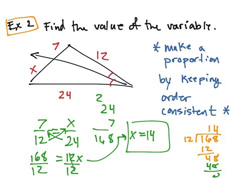 ShowMe - proportions and similar triangles