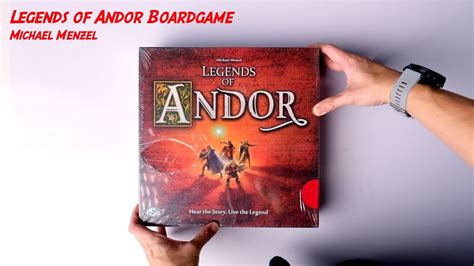 Unboxing Legends Of Andor Boardgame Youtube