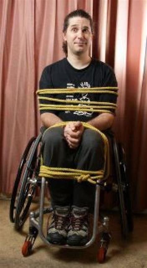 don t use the term wheelchair bound unless you are referring to this guy image desription