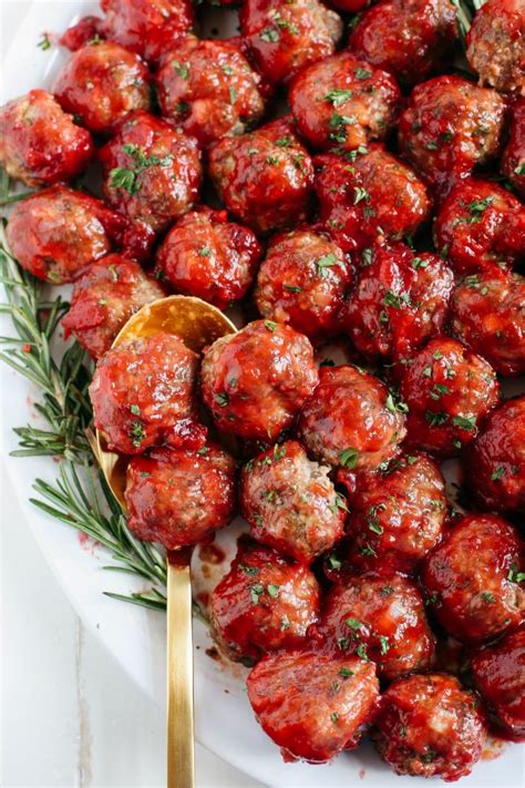 Cranberry Cocktail Meatballs Eat Yourself Skinny