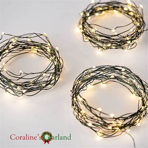 Green Copper Wire Battery Operated 16ft 5m 50 Led Fairy Lights String Holiday Wedding Party