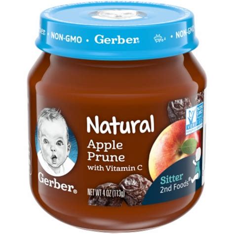 Gerber® Natural 2nd Foods Apple Prune Baby Food 4 Oz Pick ‘n Save