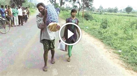 With No Money For Vehicle This Tribal Man Carried His Wifes Dead Body