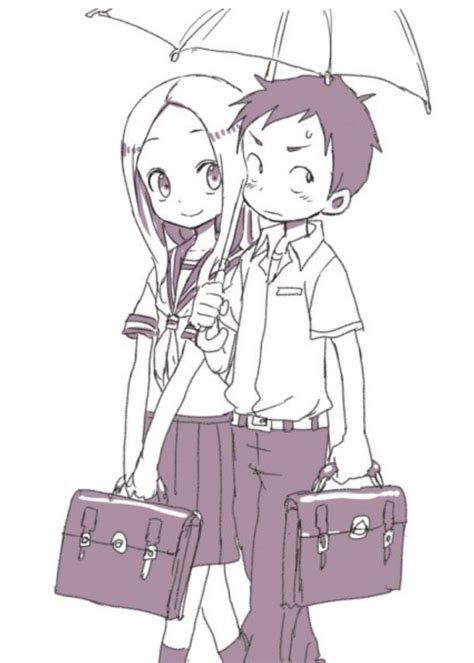 Nishikata And Takagi Dibujos De Anime Personajes De Anime Anime W