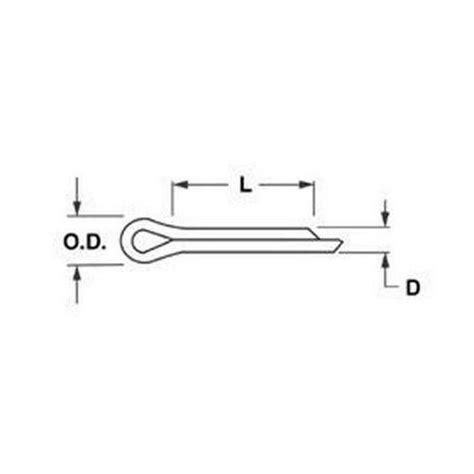 Pins Split Plain