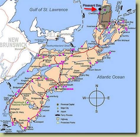 Another Map Better Maybe Nova Scotia Travel Nova Scotia Cabot Trail