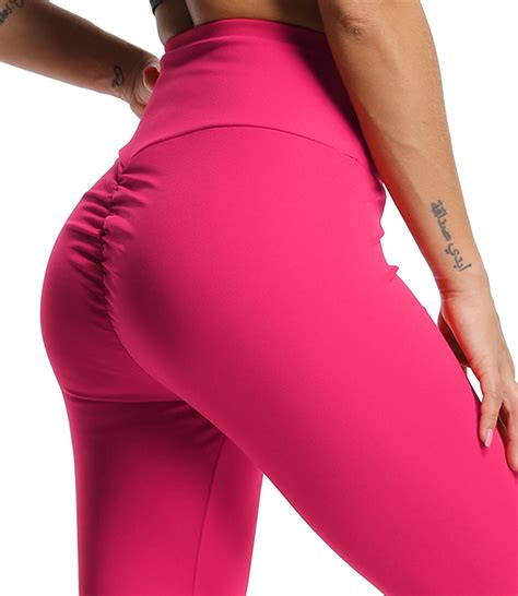 Fittoo Fittoo Women Yoga Pants High Waist Scrunch Ruched Butt Lifting