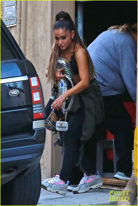 Photo Ariana Grande Works Up A Sweat At Dance Class 01 Photo 4218986 Just Jared