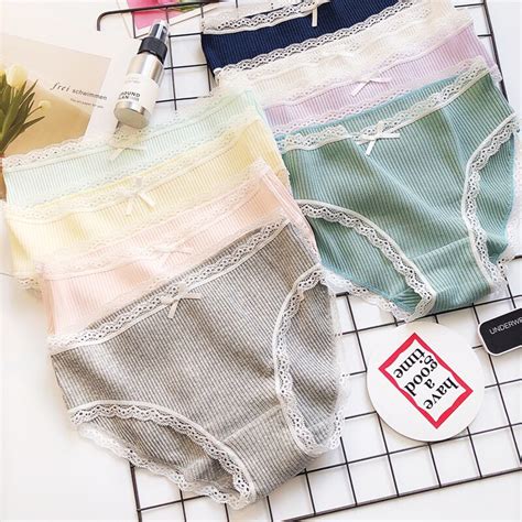 Buy Spandcity Colored Sweet Girl Cute Underwear Women Lace Panties Sex Thongs