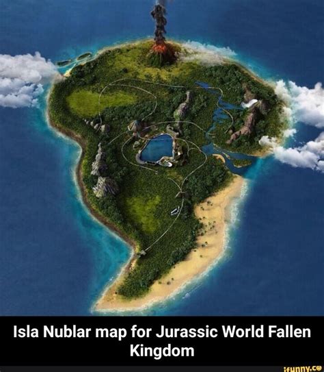 Isla Nublar Map For Jurassic World Fallen Kingdom Isla Nublar Map For