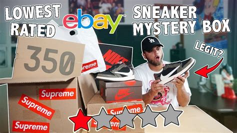 Unboxing A Lowest Rated Hypebeast Sneaker Mystery Box Youtube