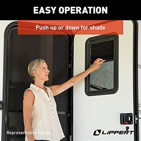 Lippert Components 806621 Thin Shade Complete Window Kit For Rv Entry