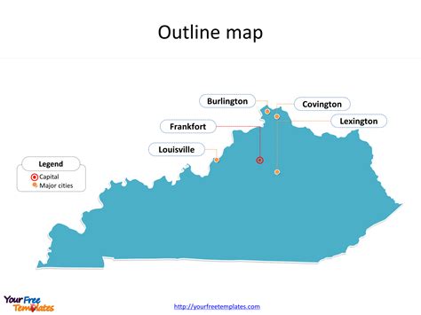 Kentucky Map Powerpoint Templates Free Powerpoint Templates
