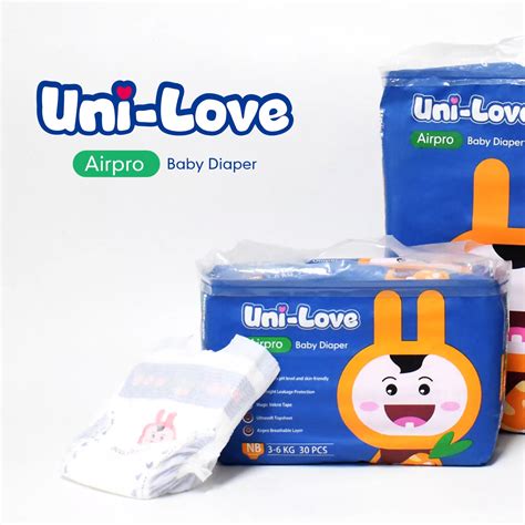 Unilove Airpro Baby Diaper 30s Newborn Pack Of 2