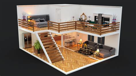 Interior House Design In 3ds Max Kitchen Desaign