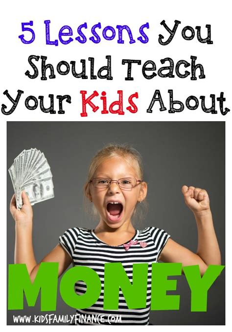 The 5 Most Important Things To Teach Your Kids About Money Lessons