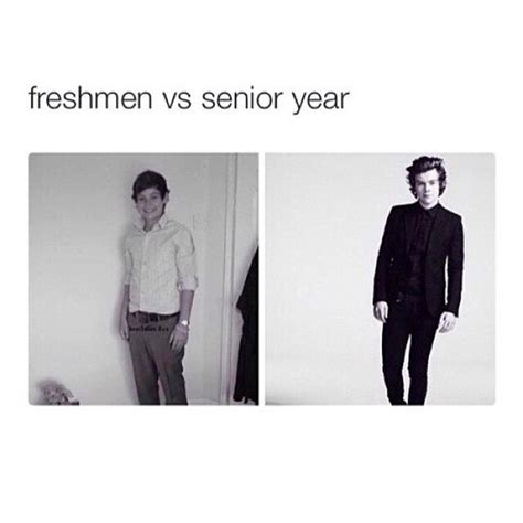 Freshman Vs Senior Year♥♥ Freshmen Vs Seniors Senior Year Freshman