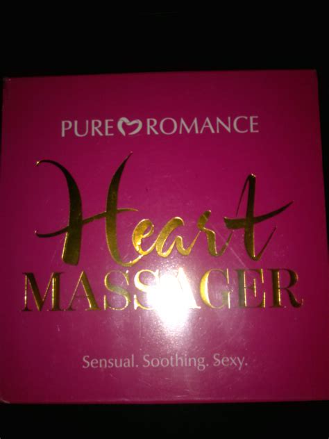 Sealed Pure Romance Heart Massager Heat Pack Great For Massages Or Cramps Pure Romance Heat