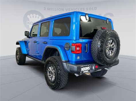 2022 Jeep Wrangler Unlimited Rubicon 392 229 Miles Hydro Blue Pearlcoat Used Jeep Wrangler For