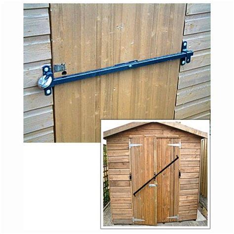 Great Garden Shed Door Security Locking Bar The Shed Bar Fits To 1200