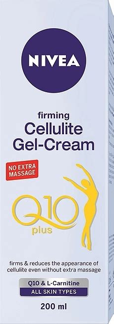 Nivea Q10 Plus Firming Cellulite Gel Cream With L Carnitine 200ml